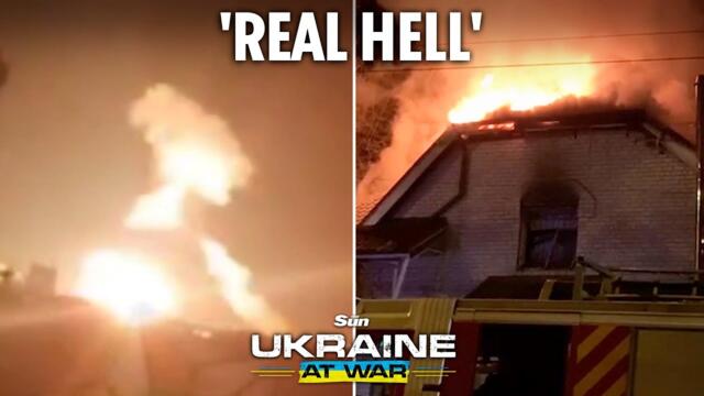 Barbaric Russian strikes hit Ukraine city as Putin defies Trump's call for ceasefire