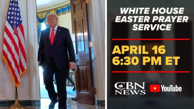LIVE: White House Easter Prayer Service and Dinner with President Trump | CBN News