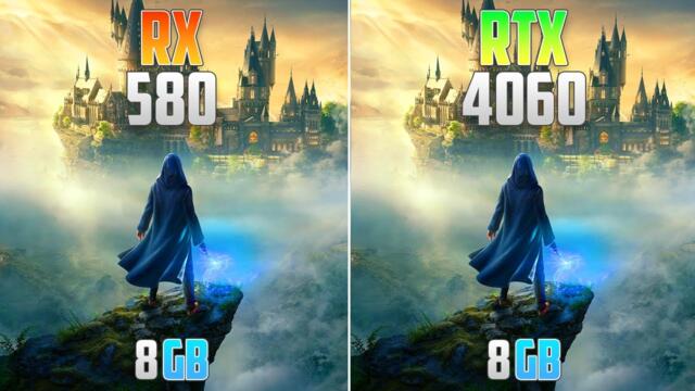 RX 580 vs RTX 4060 - How BIG is the Difference?