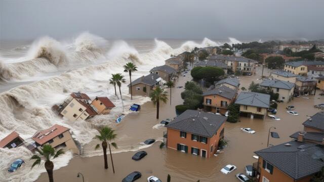 Chaos in spain Today! Storm Oliver, Brutal Floods Destroys Lanzarote, Canary Island
