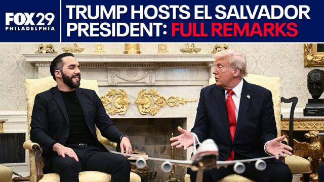 Trump hosts President of El Salvador at White House