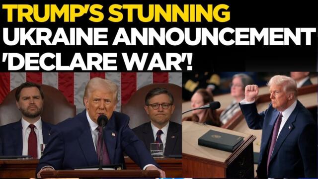 LIVE: Trump's HUGE Ukraine Announcement In US Congress Address; Big Reveal On Zelensky | Watch 2025-04-19 14:12