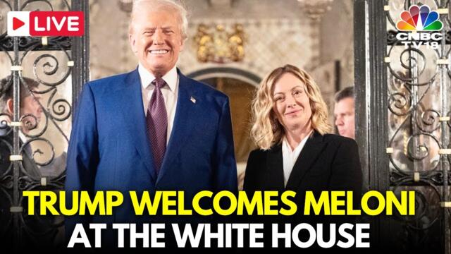 LIVE: President Trump Welcomes Italian Prime Minister Giorgia Meloni To The White House | USA | N18G