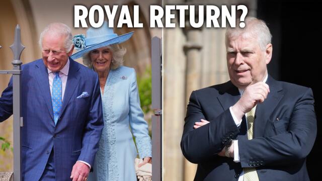 Is Prince Andrew making a comeback? Reason shamed Duke joined King & Queen for Easter service