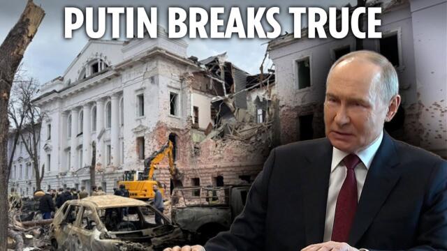 Putin breaks bogus Easter truce as attacks on Ukraine continue