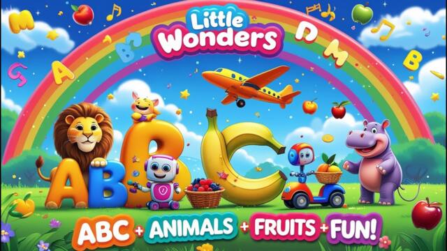 Learn ABCs, Colors, Animals & Fruits | All-in-One Fun for Kids by Little Wonders