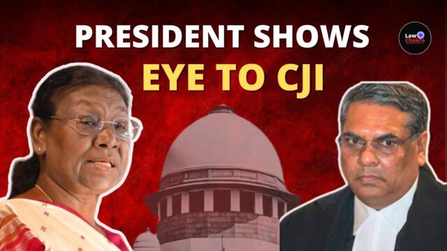 President Shows Eye To CJI; Judiciary Doing Wrong? #lawchakra #supremecourtofindia #president