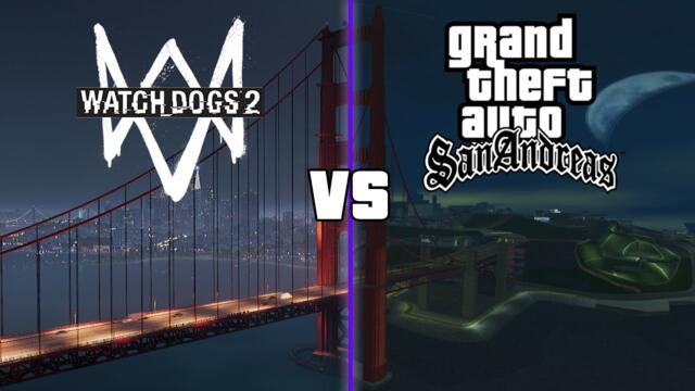 I Compared GTA San Andreas Map With Watch Dogs 2 Map