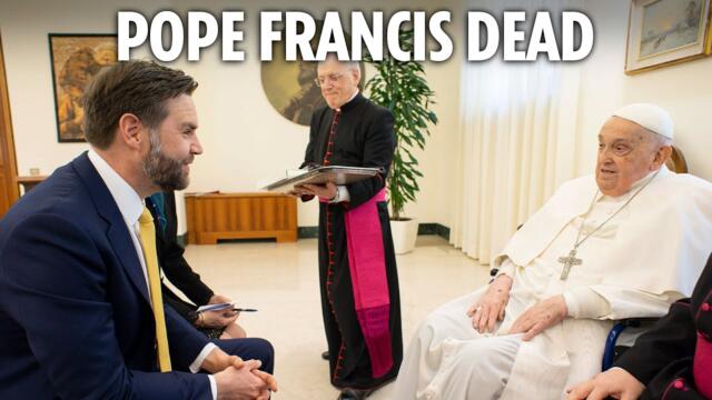 Pope Francis dies just hours after meeting JD Vance and blessing Easter worshippers