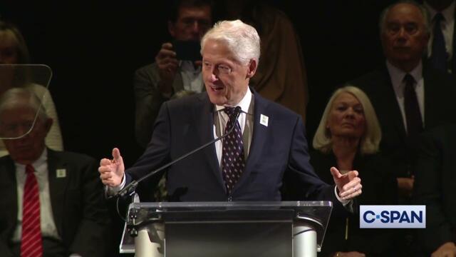 Former President Bill Clinton at Oklahoma City Bombing 30th Anniversary Remembrance Ceremony