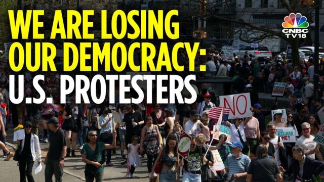 US: New York & Washington See Protests Against President Donald Trump | N18G
