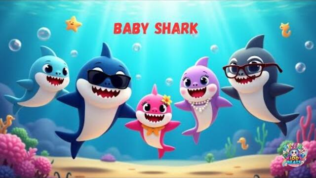 Baby Shark Dance | Fun Family Song for Kids | Kiddy Beats - Kids Rhymes🎶