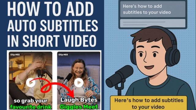 How to add auto subtitles in video | Video me auto subtitles kese lagaye free 2025 😲