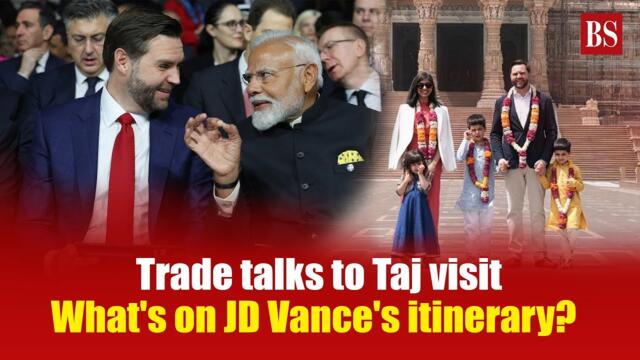 US Vice President JD Vance begins India visit: What’s on the itinerary? | Usha Vance | Trump tariffs