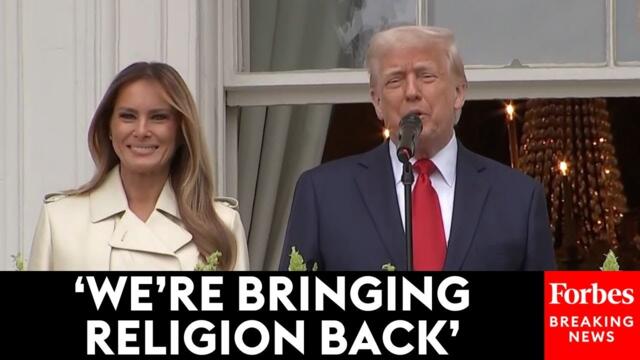 BREAKING NEWS: President Trump Delivers Remarks At The White House Easter Egg Roll