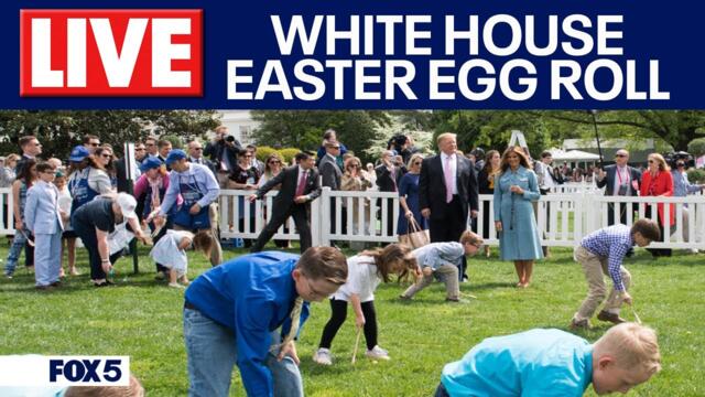 LIVE: President Donald Trump, First Lady Melania Trump host White House Easter Egg Roll