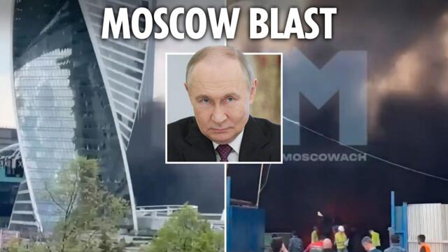 ‘Car explodes’ at Moscow shopping mall as three blasts rock city centre