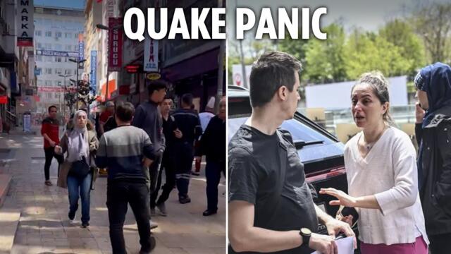 Istanbul hit by powerful earthquake as terrified locals flee shaking buildings