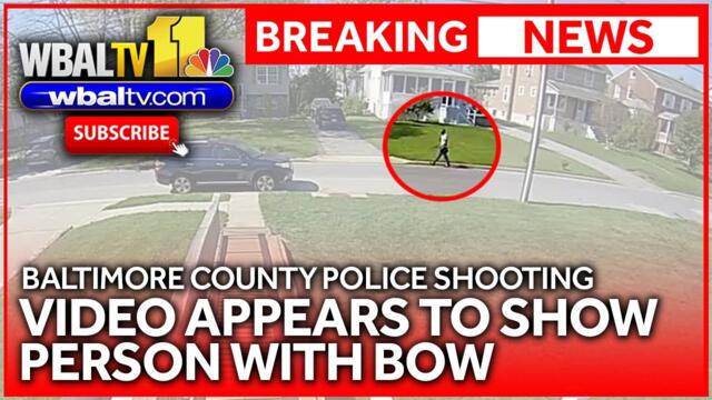 Video appears to show person with bow before police shooting