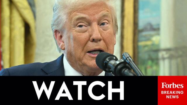 WATCH LIVE: President Trump Speaks To Reporters In The Oval Office