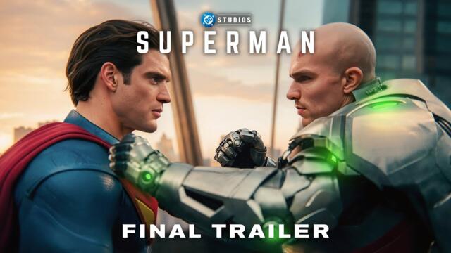SUPERMAN – New Final Trailer (2025) James Gunn, David Corenswet (4K) Teaser Concept