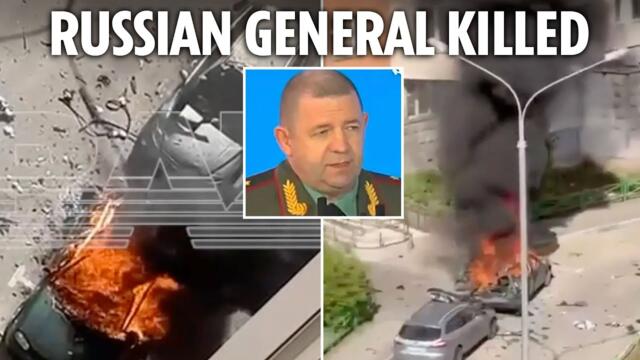 Explosion kills top Putin general as 'car bomb laden with shrapnel' blows up in Moscow