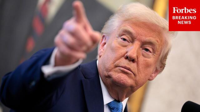 BREAKING NEWS: President Trump Takes Question After Question From Reporters In The Oval Office