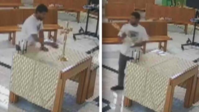 LAPD Looking for Man Who Stole Metal Cross off Church's Pulpit