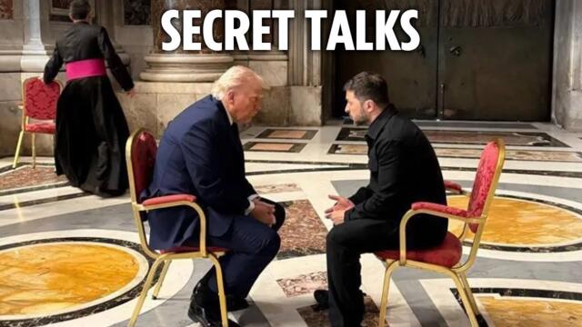 Trump & Zelensky meet for first time since White House spat at Pope's funeral