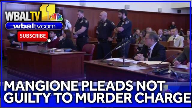 Luigi Mangione pleads not guilty to murder charge