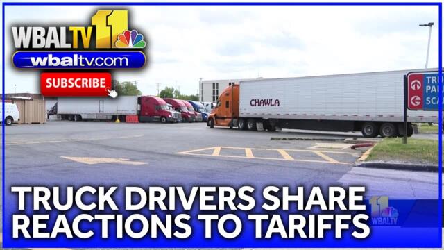 Truck drivers feel impact of Trump's tariffs