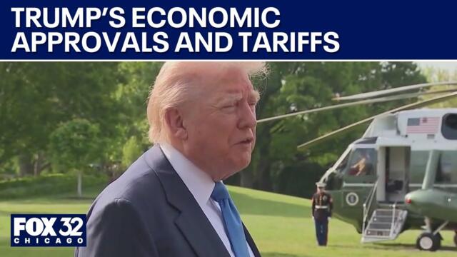 President Trump hit with low approval ratings on the economy, tariffs