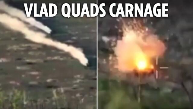 Russian quad bike bloodbath as Ukraine repels hopeless attack