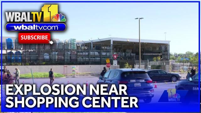 Police investigate explosion near shopping center