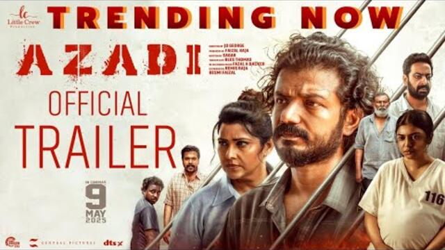 Azadi -Malayalam Movie |Official Trailer |Sreenath Bhasi,Lal,Vani Vishwanath,Raveena Ravi |Jo George