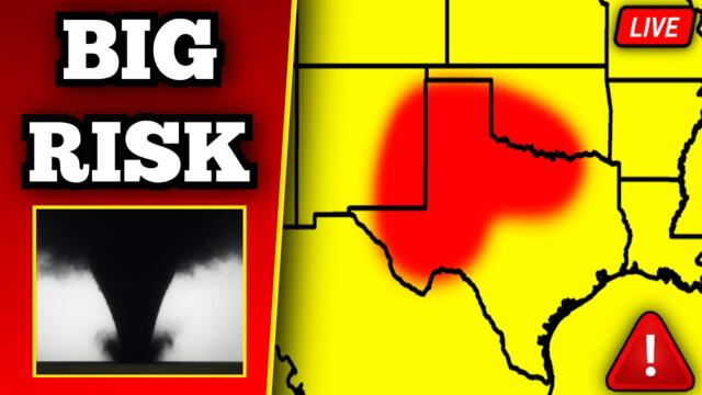 The Dusty Tornado Near Littlefield, Texas, As It Occurred Live - 4/26/25