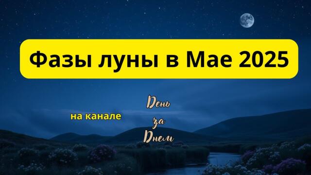 Фазы луны в Мае 2025