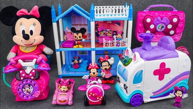 Mickey ASMR🐭 Satisfying with Unboxing Disney Minnie Mouse Ambulance Playset | Review Toys ASMR