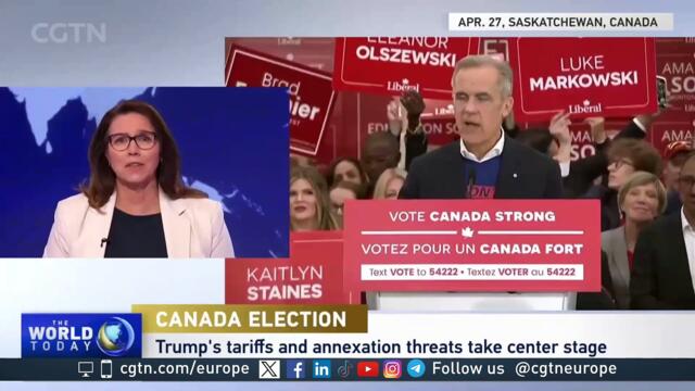 Canadians vote in a crucial general election as the threat of US tariffs looms