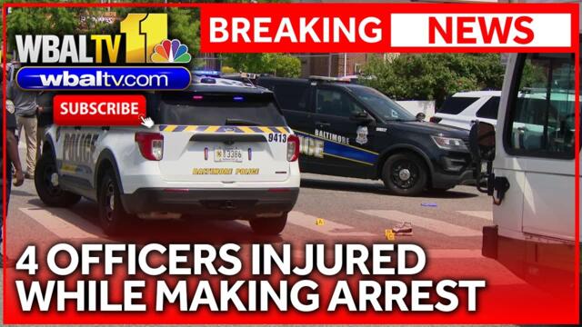 Raw video: Scene where police officers were injured during arrest