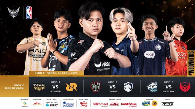 🔴 LIVE | MPL ID S15 | Regular Season Hari 2 Minggu 5 | Bahasa Indonesia