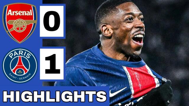 🔵Arsenal vs PSG (0-1) Extended HIGHLIGHTS | UEFA Champions League Semi-Finals