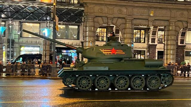 Репетиция парада Победы, 29 апреля 2025 в Москве // Военная техника // Парад Победы 2025 //