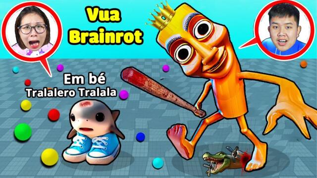bqThanh Là Vua Tung Tung Tung Sahur Đánh Bại Tralalero Tralala Cùng Nhiều Brainrot Troll Ốc