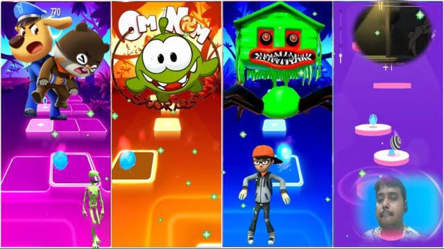 MEGAHORN 🆚 HUGGY WUGGY 🆚 MICKEY MOUSE 🆚 COFFIN DANCE 🆚 PEPPA PIG-Tiles Hop EDM Rush!