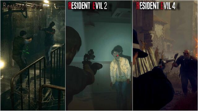 Magnum Headshot In Every Main Resident Evil Games