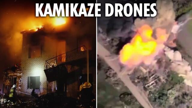Ukraine ablaze after Kamikaze drone strikes target civilians overnight