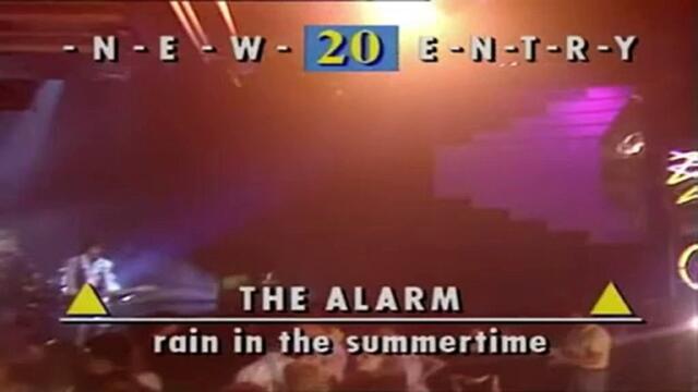 The Alarm chante "Rain in the Summertime" en live (1987)