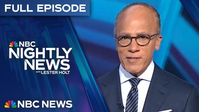 Nightly News Full Episode - April 29