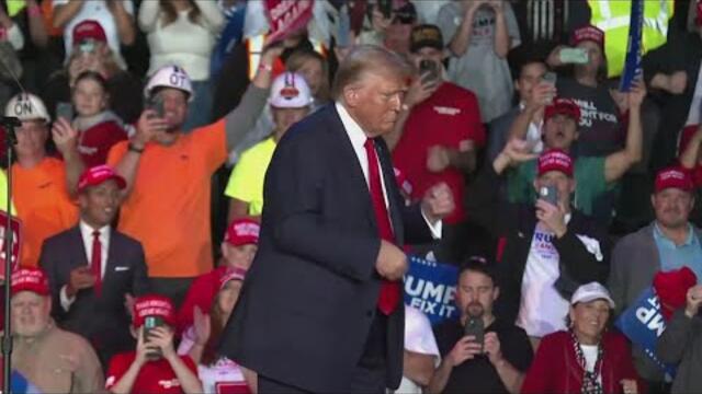 President Trump celebrates first 100 days in office in Michigan, home of American auto manufacturing